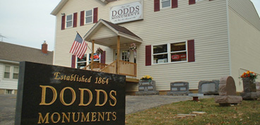 Dodds Springfield Branch - Sherry Filson - 1234 Saint Paris Pike Springfield, OH 45504 - 937-328-2929 - sherry@doddsmemorials.com